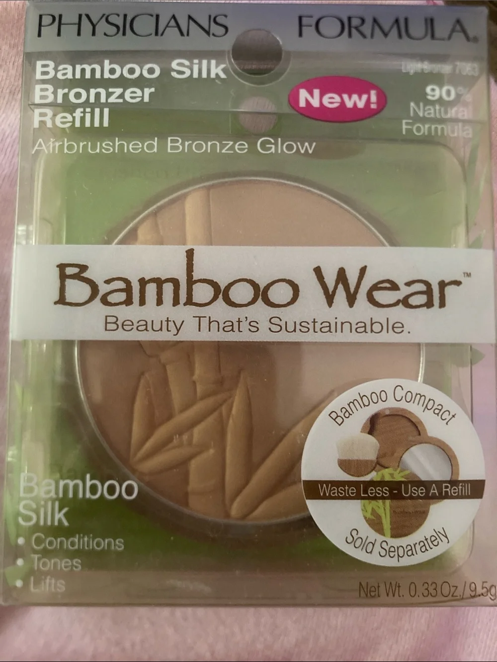 Physicians Formula Bamboo Wear Bamboo Silk Bronzer Refill / compactNeutral Beige